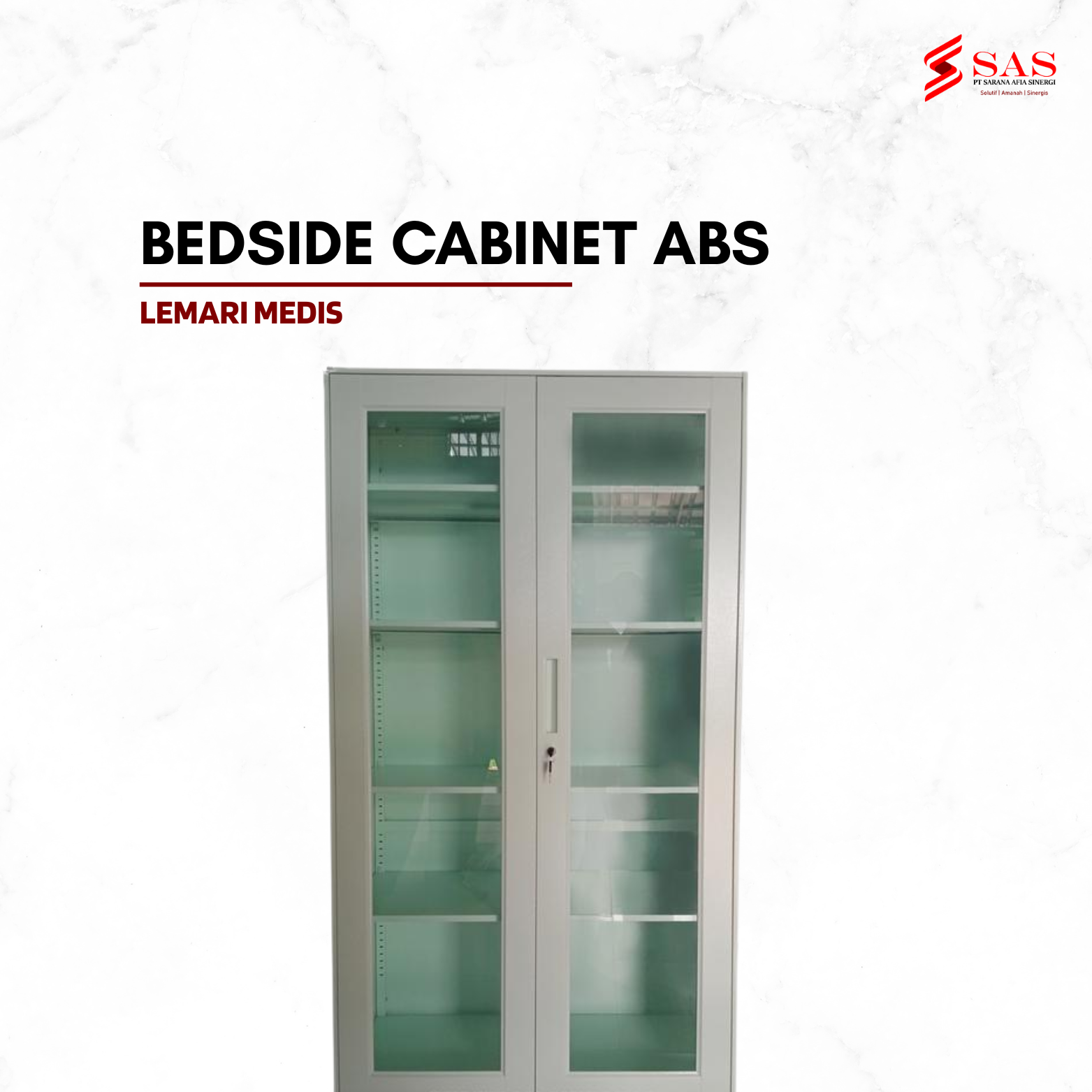 Lemari Instrument 2 Pintu Besi